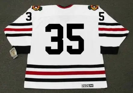TONY ESPOSITO Chicago Blackhawks 1970 CCM Vintage Throwback NHL Hockey Jersey 