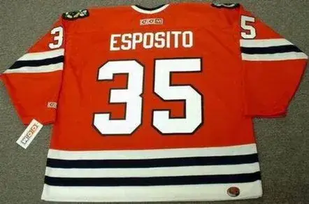 TONY ESPOSITO Chicago Blackhawks 1977 CCM Throwback Away NHL Hockey Jersey 