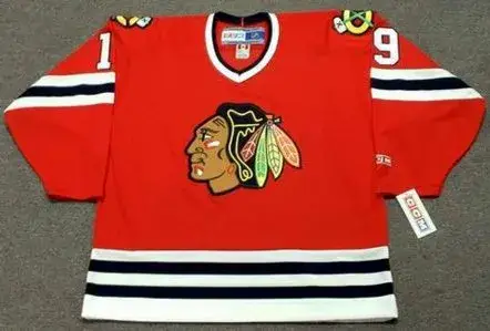 TROY MURRAY Chicago Blackhawks 1985 CCM Throwback NHL Hockey Jersey