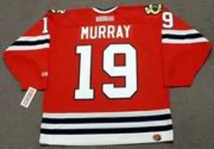 TROY MURRAY Chicago Blackhawks 1985 CCM Throwback NHL Hockey Jersey 