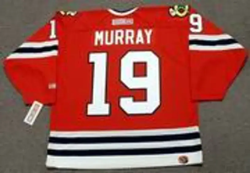 TROY MURRAY Chicago Blackhawks 1985 CCM Throwback NHL Hockey Jersey 