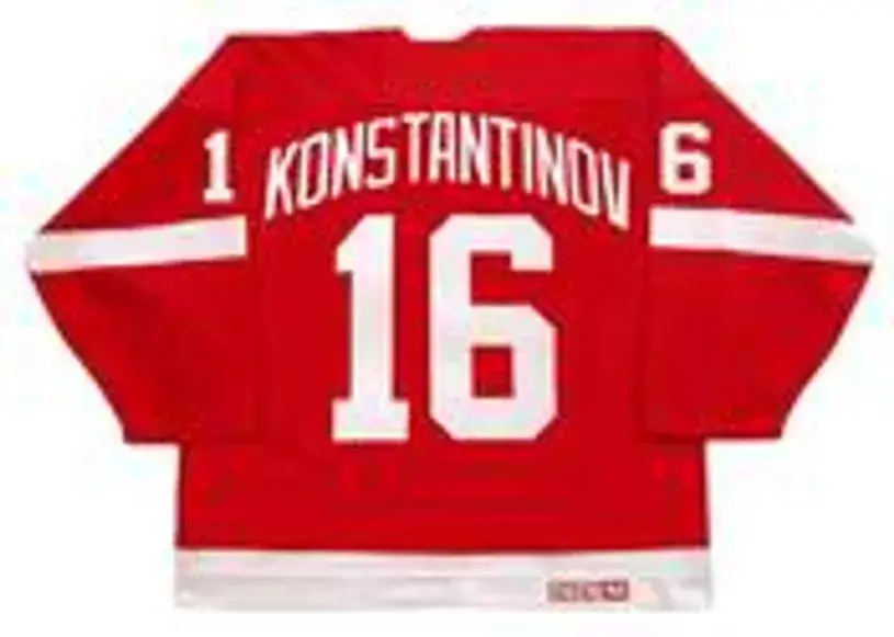 VLADIMIR KONSTANTINOV Detroit Red Wings 1995 CCM Vintage NHL Hockey Jersey 
