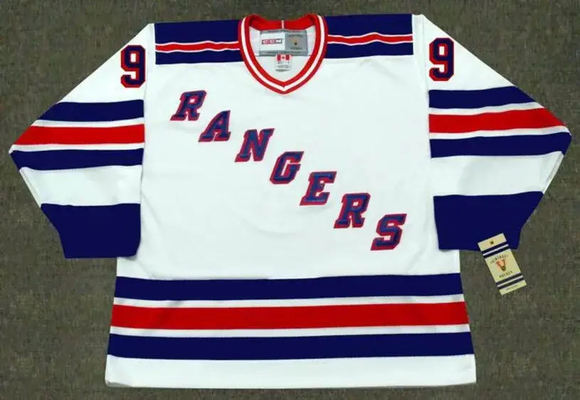 ROB McCLANAHAN New York Rangers 1982 CCM Vintage Home NHL Hockey Jersey