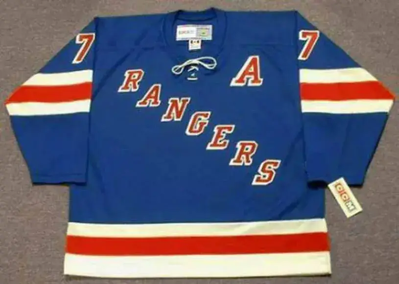 ROD GILBERT New York Rangers 1972 Away CCM Throwback NHL Hockey Jersey
