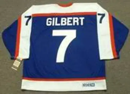 ROD GILBERT New York Rangers 1977 CCM Vintage Throwback NHL Hockey Jersey 