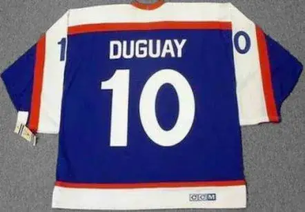 RON DUGUAY New York Rangers 1978 CCM Vintage Throwback NHL Hockey Jersey 