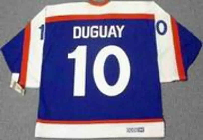 RON DUGUAY New York Rangers 1978 CCM Vintage Throwback NHL Hockey Jersey 