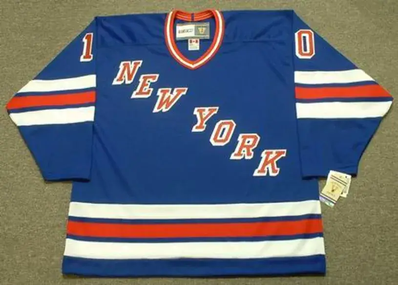RON DUGUAY New York Rangers 1980 CCM Vintage Throwback NHL Hockey Jersey