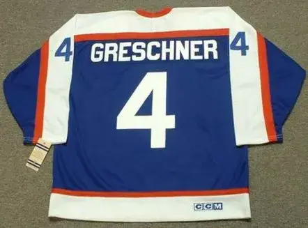 RON GRESCHNER New York Rangers 1978 CCM Vintage Throwback NHL Hockey Jersey 