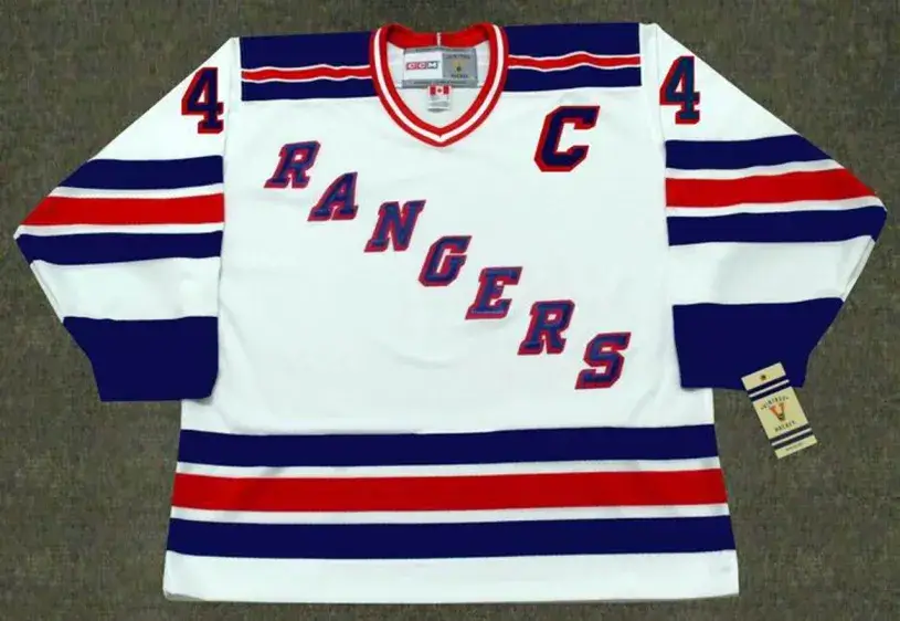 RON GRESCHNER New York Rangers 1986 CCM Vintage Home NHL Hockey Jersey
