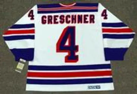 RON GRESCHNER New York Rangers 1986 CCM Vintage Home NHL Hockey Jersey 