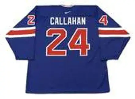 RYAN CALLAHAN 2004 USA Nike Throwback Hockey Jersey 