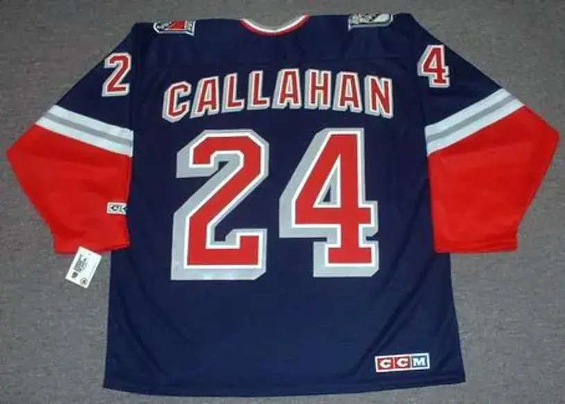 RYAN CALLAHAN New York Rangers 2006 CCM Throwback Alternate NHL Jersey 
