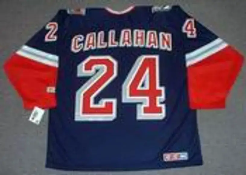 RYAN CALLAHAN New York Rangers 2006 CCM Throwback Alternate NHL Jersey 