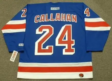 RYAN CALLAHAN New York Rangers 2006 CCM Throwback Home NHL Jersey 