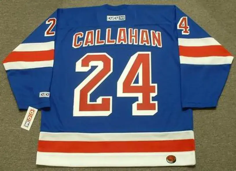 RYAN CALLAHAN New York Rangers 2006 CCM Throwback Home NHL Jersey 