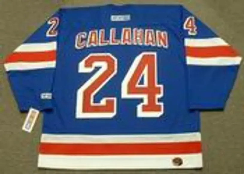 RYAN CALLAHAN New York Rangers 2006 CCM Throwback Home NHL Jersey 