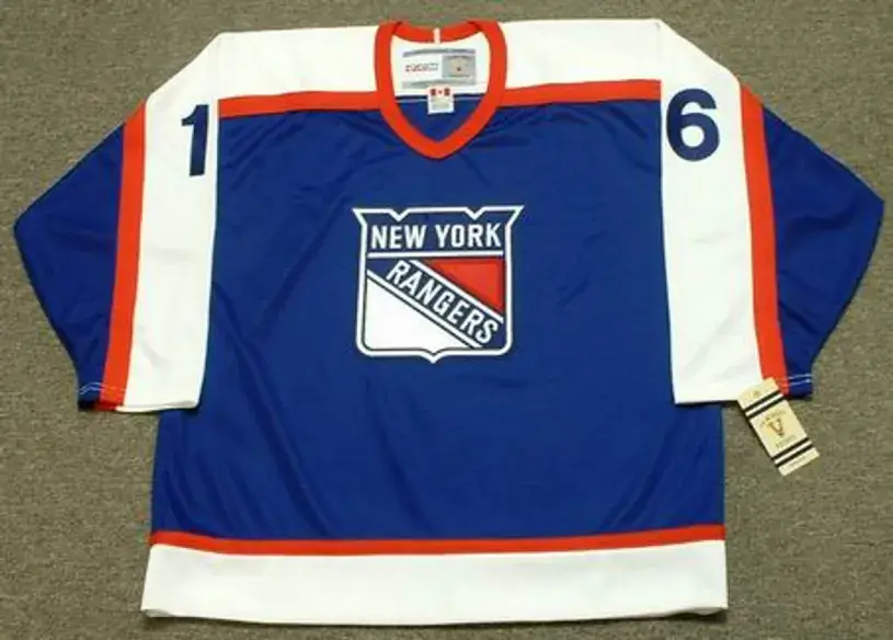 SEAN AVERY New York Rangers 1970’s Vintage Throwback NHL Hockey Jersey