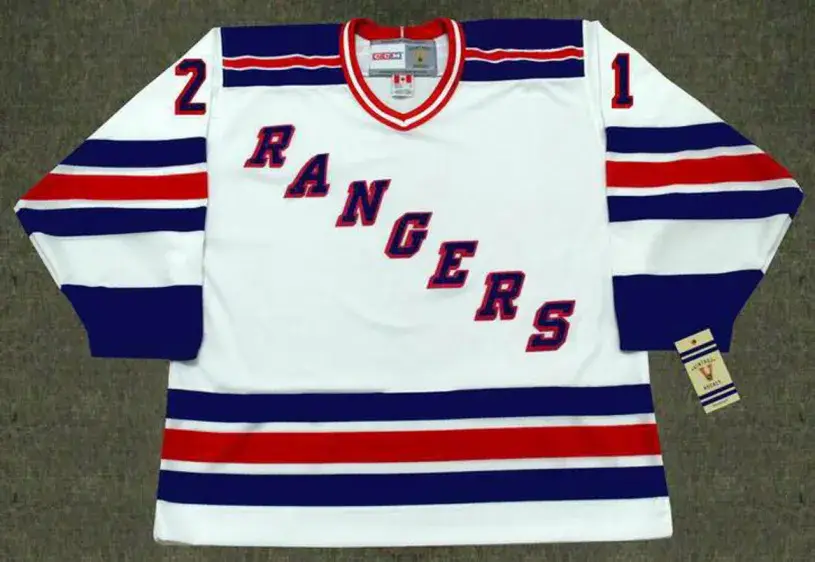 SERGEI ZUBOV New York Rangers 1993 CCM Vintage Throwback Home NHL Hockey Jersey