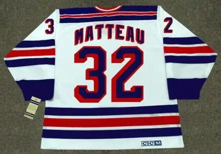 STEPHANE MATTEAU New York Rangers 1993 CCM Vintage Home NHL Hockey Jersey 
