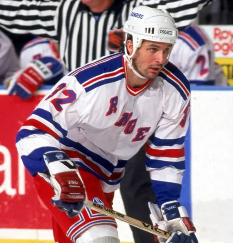 STEPHANE MATTEAU New York Rangers 1993 CCM Vintage Home NHL Hockey Jersey 