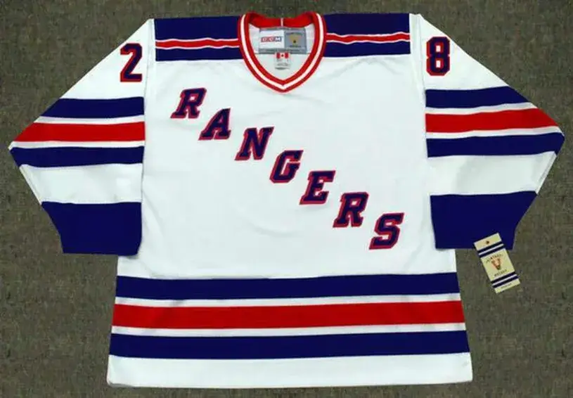 STEVE LARMER New York Rangers 1993 CCM Vintage Throwback NHL Hockey Jersey