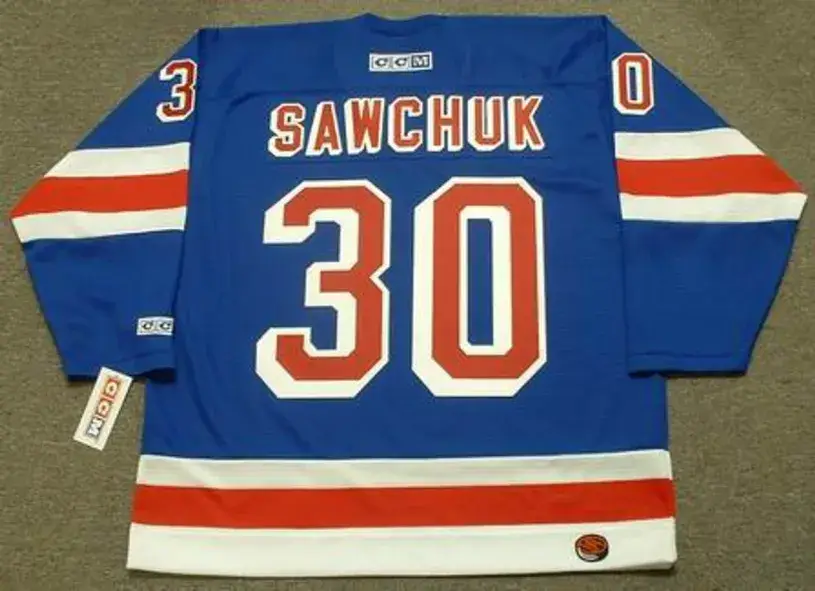 TERRY SAWCHUK New York Rangers 1969 CCM Throwback Hockey Jersey 