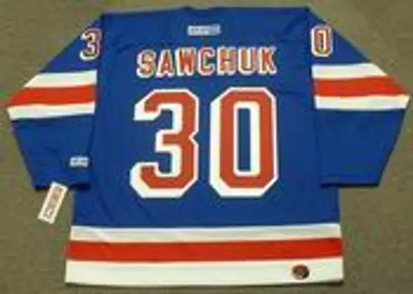 TERRY SAWCHUK New York Rangers 1969 CCM Throwback Hockey Jersey 