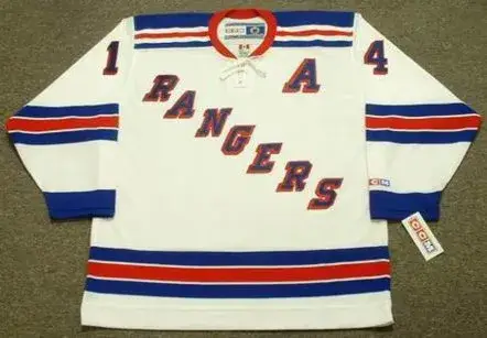 THEOREN FLEURY New York Rangers 2001 CCM Throwback Home NHL Jersey