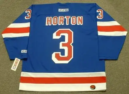 TIM HORTON New York Rangers 1970 CCM Throwback Hockey Jersey 