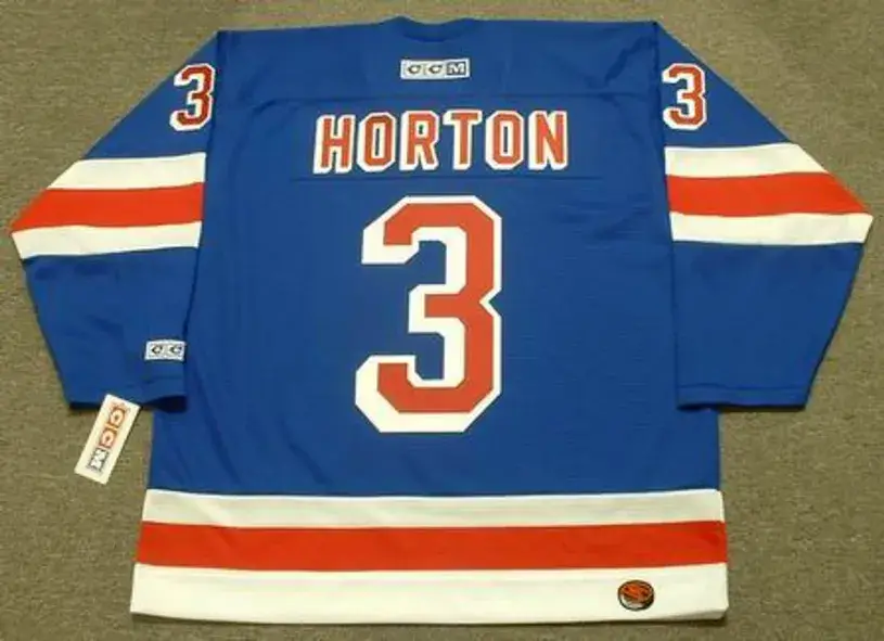 TIM HORTON New York Rangers 1970 CCM Throwback Hockey Jersey 