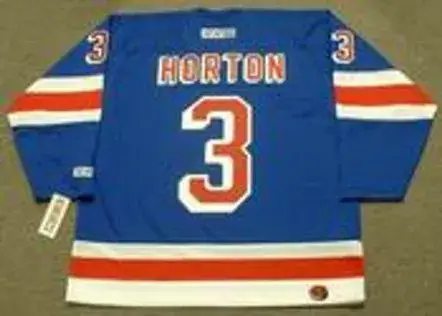 TIM HORTON New York Rangers 1970 CCM Throwback Hockey Jersey 
