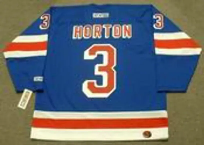 TIM HORTON New York Rangers 1970 CCM Throwback Hockey Jersey 
