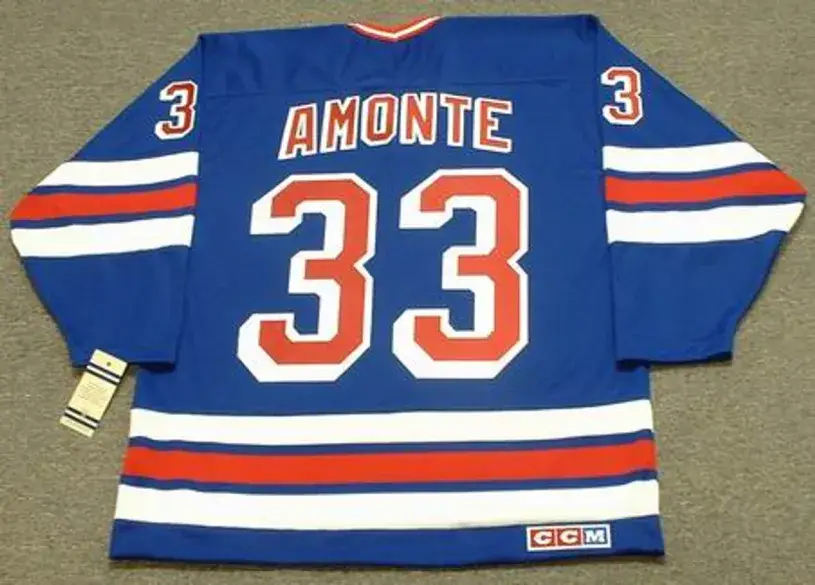 TONY AMONTE New York Rangers 1992 CCM Vintage Throwback NHL Hockey Jersey 