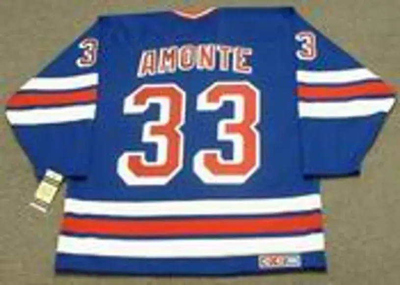 TONY AMONTE New York Rangers 1992 CCM Vintage Throwback NHL Hockey Jersey 