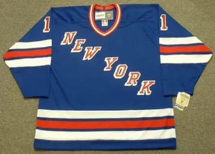 ULF NILSSON New York Rangers 1979 CCM Vintage Throwback NHL Hockey Jersey