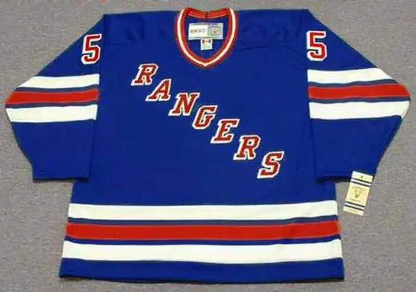 ULF SAMUELSSON New York Rangers 1995 Away CCM Throwback NHL Hockey Jersey