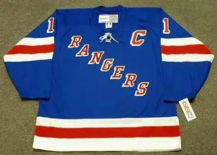 VIC HADFIELD New York Rangers 1972 Away CCM Throwback NHL Hockey Jersey
