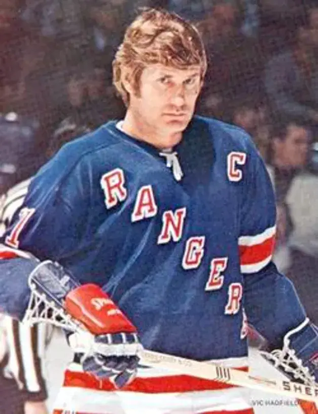 VIC HADFIELD New York Rangers 1972 Away CCM Throwback NHL Hockey Jersey 