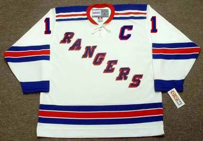 VIC HADFIELD New York Rangers 1972 Home CCM Throwback NHL Hockey Jersey