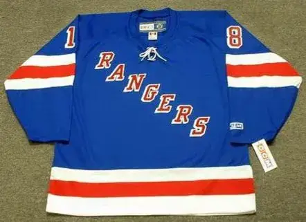 WALT TKACZUK New York Rangers 1972 CCM Throwback Away Hockey Jersey