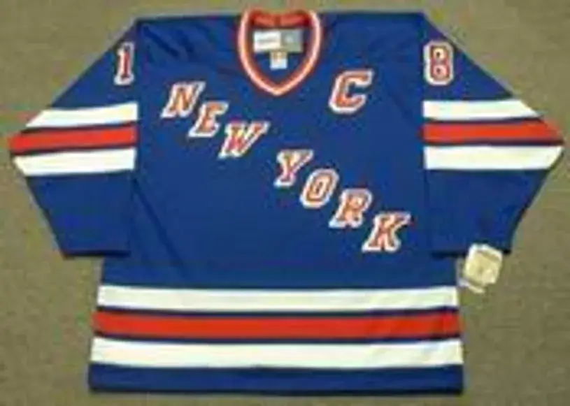 WALT TKACZUK New York Rangers 1980 CCM Vintage Throwback NHL Hockey Jersey 