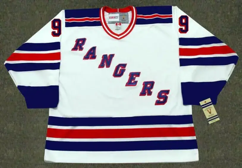 WAYNE GRETZKY New York Rangers 1997 Home CCM NHL Vintage Throwback Jersey