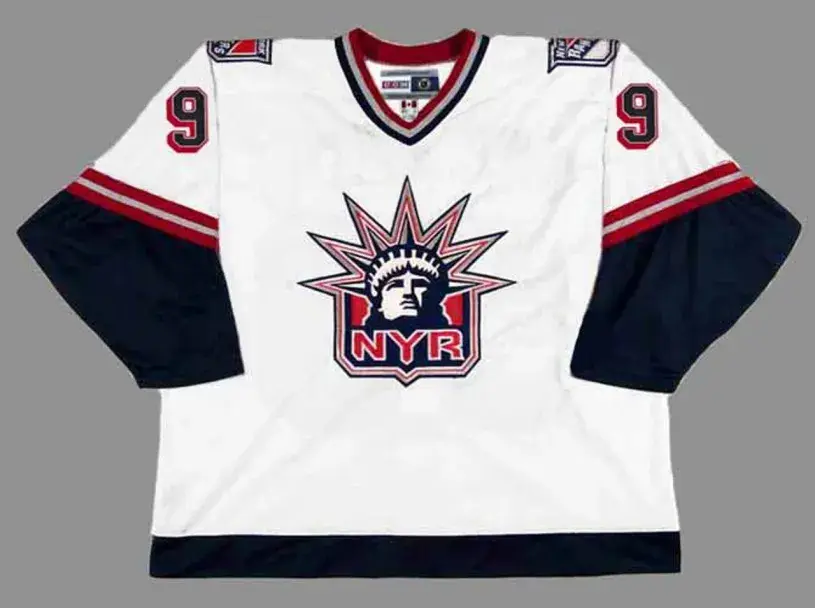 WAYNE GRETZKY New York Rangers 1999 Alternate CCM NHL Vintage Throwback Jersey