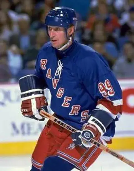 WAYNE GRETZKY New York Rangers 1999 Away CCM Throwback NHL Hockey Jersey 