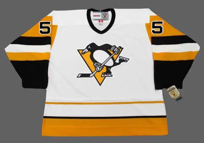 ULF SAMUELSSON Pittsburgh Penguins 1992 CCM Vintage Home NHL Hockey Jersey
