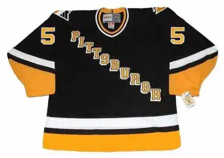 ULF SAMUELSSON Pittsburgh Penguins 1993 Away CCM Throwback NHL Hockey Jersey 