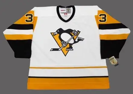 ZARLEY ZALAPSKI Pittsburgh Penguins 1989 CCM Vintage Home NHL Hockey Jersey