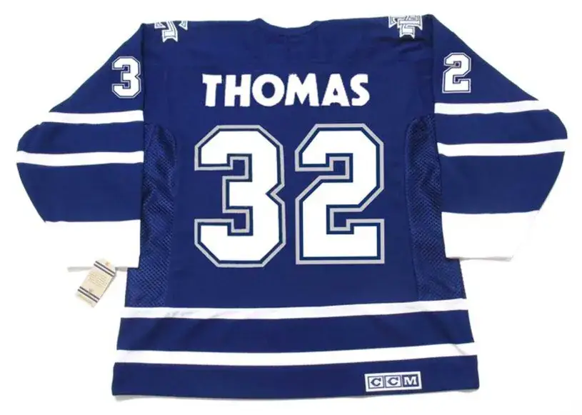 STEVE THOMAS Toronto Maple Leafs 2001 CCM Vintage Throwback NHL Hockey Jersey 