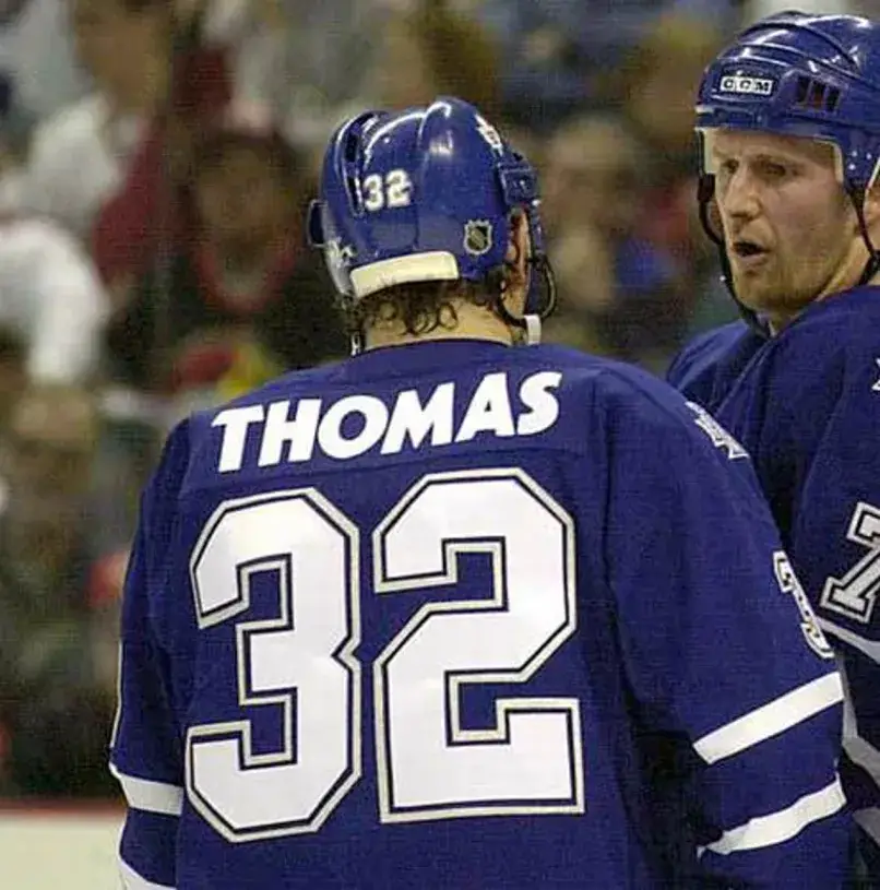 STEVE THOMAS Toronto Maple Leafs 2001 CCM Vintage Throwback NHL Hockey Jersey 